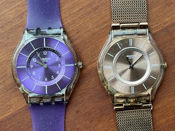2 Vintage Swatch Watches