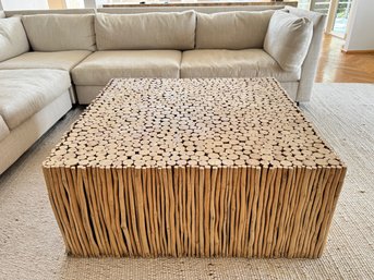 Lillian August Coastal Bamboo Twig Table
