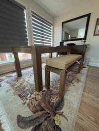 Whalen Dining Table With Bench! Table Has Scratches In The Middle Of It !