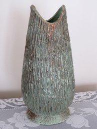 Mid Century Modern Deena Savoy China Tree Bark Vase - 12' Tall