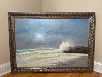 Roy 'RA' McLendon Seascape Signed Original Oil Painting