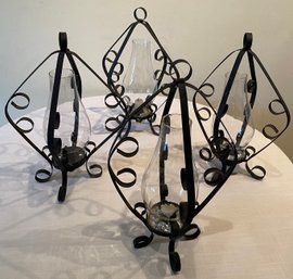 Four Hanging Or Standing Lamps - Just Add Candles
