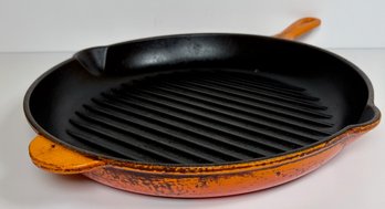 Le Creuset Orange Square Skillet Grill