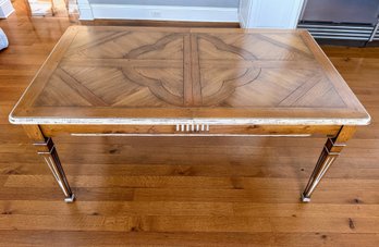 Beautiful Grange Extending Table With Self Storing Leaf