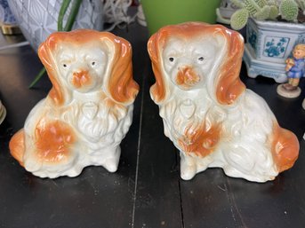 Staffordshire Style Ceramic Dogs