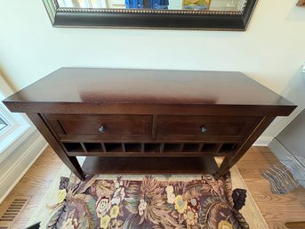 Wooden Wine Bar Sideboard