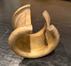 18th Century Solid Brass Bracelet Brought Back From France