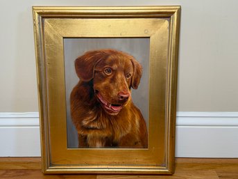 Norma Zaro 'Golden' Signed Original Oil Painting