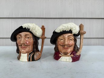 Group Of 2 Musketeers Royal Doulton Athos And Aramis Mug Jug
