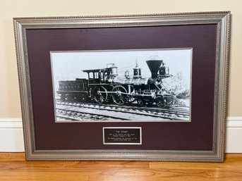 New Haven Railroad Company 'The Comet' Framed Print With Plaque