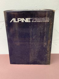 Alpine 7292S FM/AM Cassette Receiver