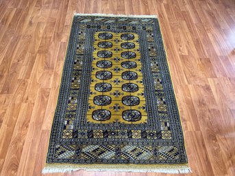 A Beautiful Royal Bokhara Hand Woven Oriental Rug