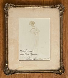 Glamorous Lady - Early Framed Photo - Actress?