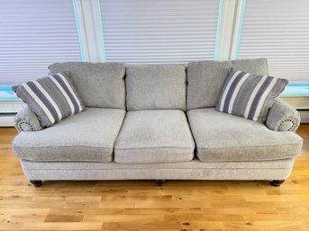 Like New Grey H. M. Richards Sofa