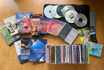 CDs, DVDs, Audio Books