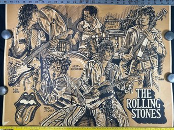 1979 THE ROLLING STONES Poster By K. Chillis