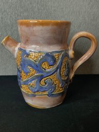 Large Henriksen Imports Multicolored Pitcher