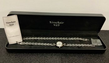 Sinclair 925 Matching Watch And Bracelet Set