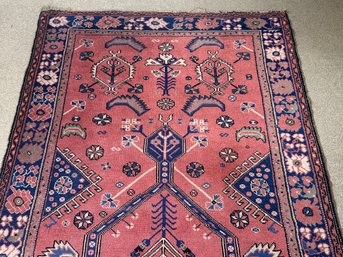 A Hand Knotted Mid Century Turkish Wool Rug