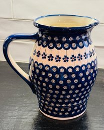 Vintage Bunzlau Ceramic Water/Milk Jug