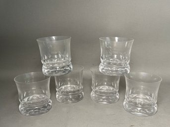 Six Vintage Goran Warff For Kosta Boda 'Prince' Swedish Crystal Tumblers