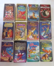 12 Disney Family Classic VHS Movies