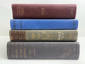 Four French Literature Books Printed In English (4)