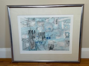 Anton Krajnc 'Whirlwind' Pencil Signed Artist Proof Lithograph