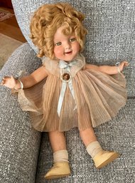 Fabulous 20-Inch IDEAL Shirley Temple Composition Doll 1930s