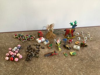 Christmas Ornament Vintage Decor Lot