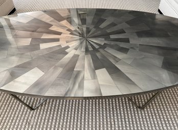 Oly Studio George Cocktail Table With Sunburst Mosaic Top