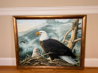 Stunning Eagle Original Oil Painting