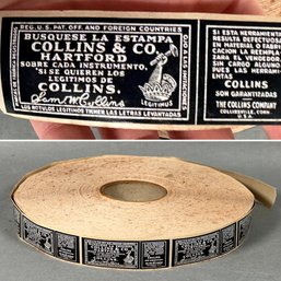 Vintage Collins & Company Stickers, Roll #1
