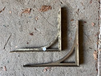 Pair Of Cast Iron Brackets
