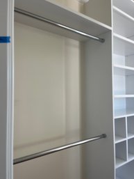 A Collection Of 10 Heavy Duty Chrome Closet Bars - 52 To 76 Inches