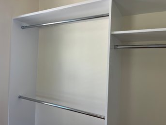 A Collection Of 10 Heavy Duty Chrome Closet Bars - 14 To 40 Inches
