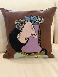Pablo Picasso Art Abstract Throw Pillow, Succession Picasso 2014