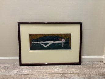 BONNIE JACKSON FEHLING 'COUCH TOMATO' Water Color Painting