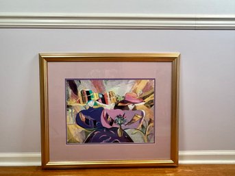 Colorful Smadar A Livne Framed Lithograph