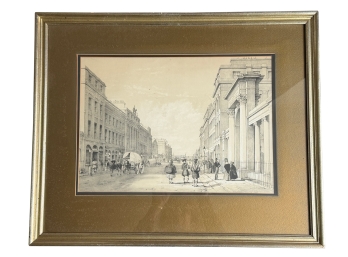 19th C Lithograph - Edinburgh's Regent Bridge, Signed & Numbered