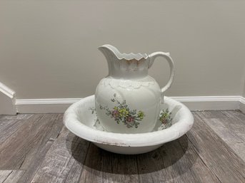 Antique Washstand Pitcher Set