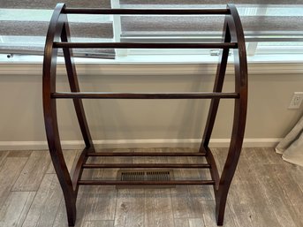 Wooden Blanket Rack