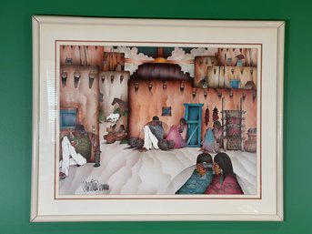 Amado Pena Signed Framed Lithograph