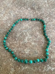 Vintage Jade Beaded Necklace