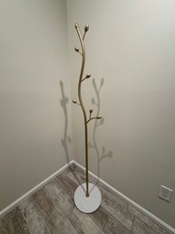 Coat Rack Standing Creative Tree-shaped Coat Rack Floor-standing Marble Chassis Hanger