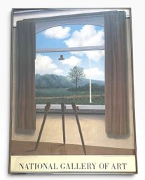 René Magritte 'La Condition Humaine' 1989 National Gallery Of Art Museum Poster 24' X 33'