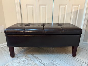 Leather Bedroom Bench And Storage