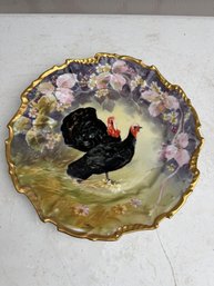Limoges Turkey Plate From France