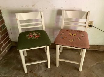 Vintage Needlepoint Chairs