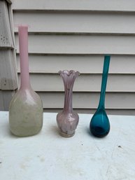 Group Of Hand Blown Glass